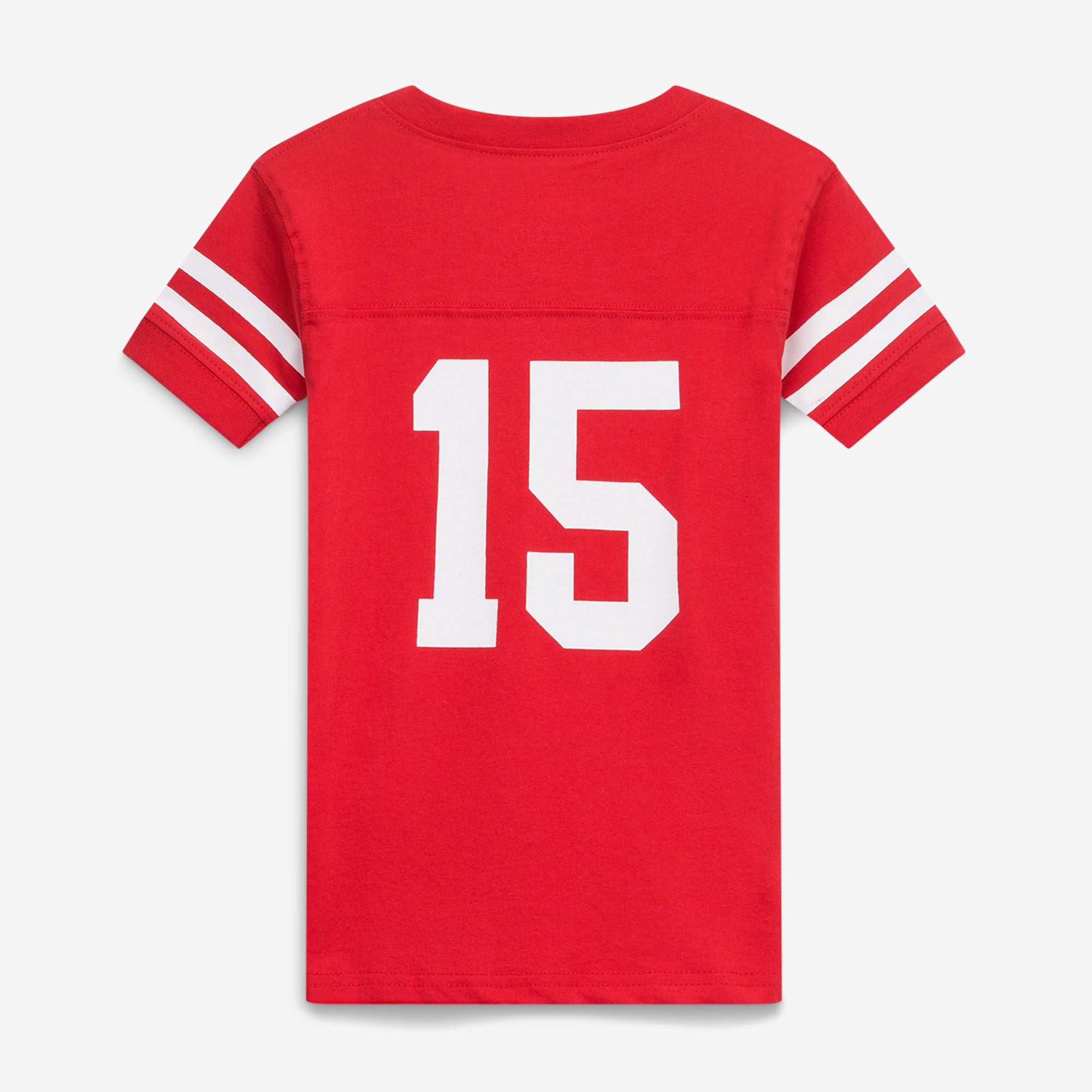 Ensemble pyjama à col en V Wes & Willy Scarlet Nebraska Huskers pour enfants d'âge préscolaire