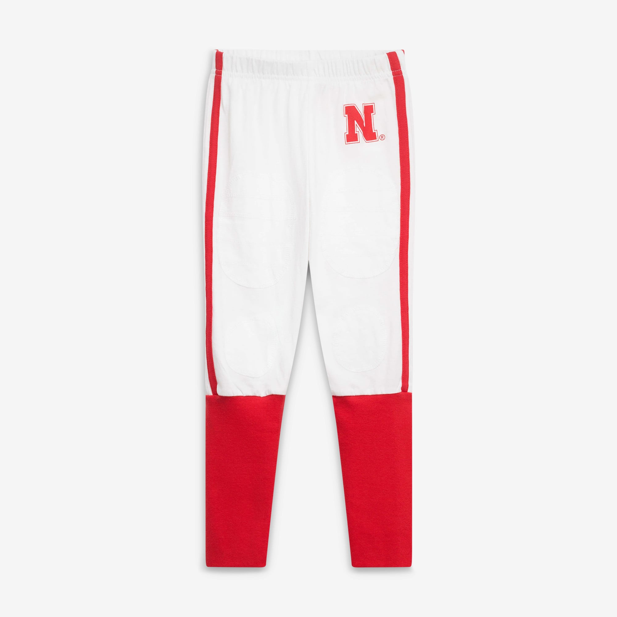 Ensemble pyjama à col en V Wes & Willy Scarlet Nebraska Huskers pour enfants d'âge préscolaire