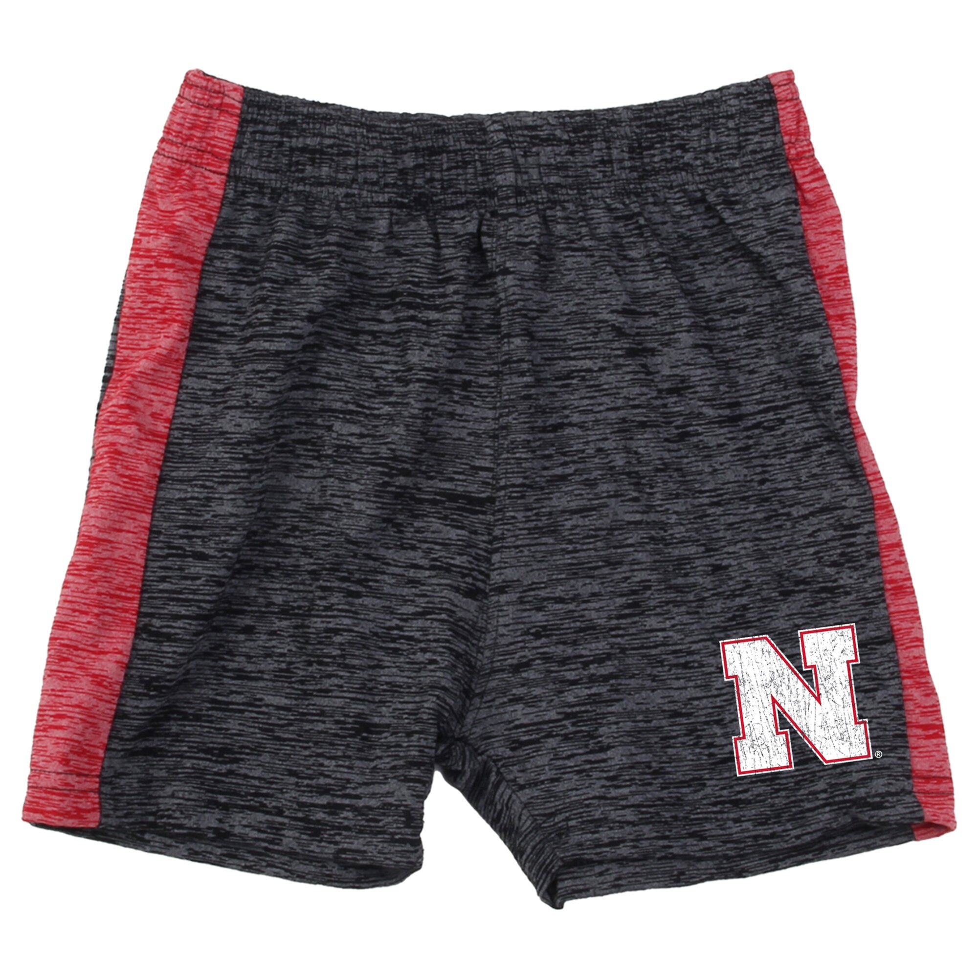 Ensemble t-shirt et short Wes & Willy Scarlet Nebraska Huskers en laine nuageuse