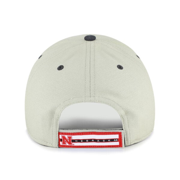Casquette unisexe ajustable Nebraska Huskers '47 grise/noire, inscription demi-bloc MVP