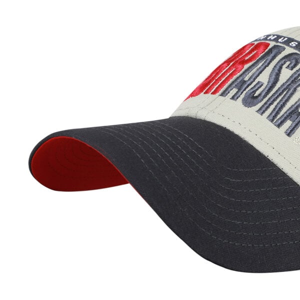 Casquette unisexe ajustable Nebraska Huskers '47 grise/noire, inscription demi-bloc MVP