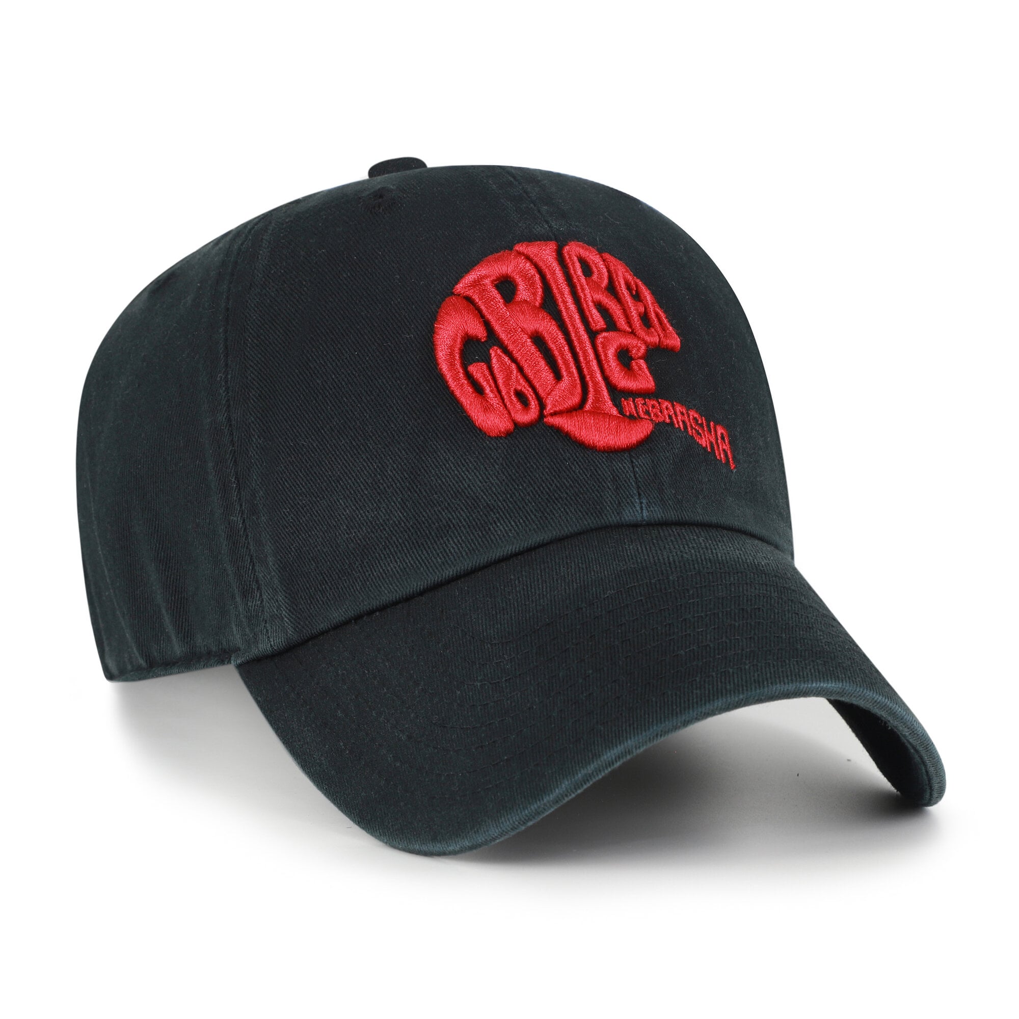 Unisex '47 Nebraska Huskers Scarlet Vault Clean Up Adjustable Hat