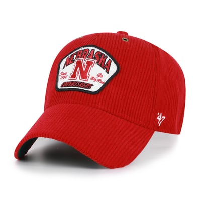 Nebraska Huskers '47 Unisex Accordia Corduroy MVP Adjustable Hat - Scarlet