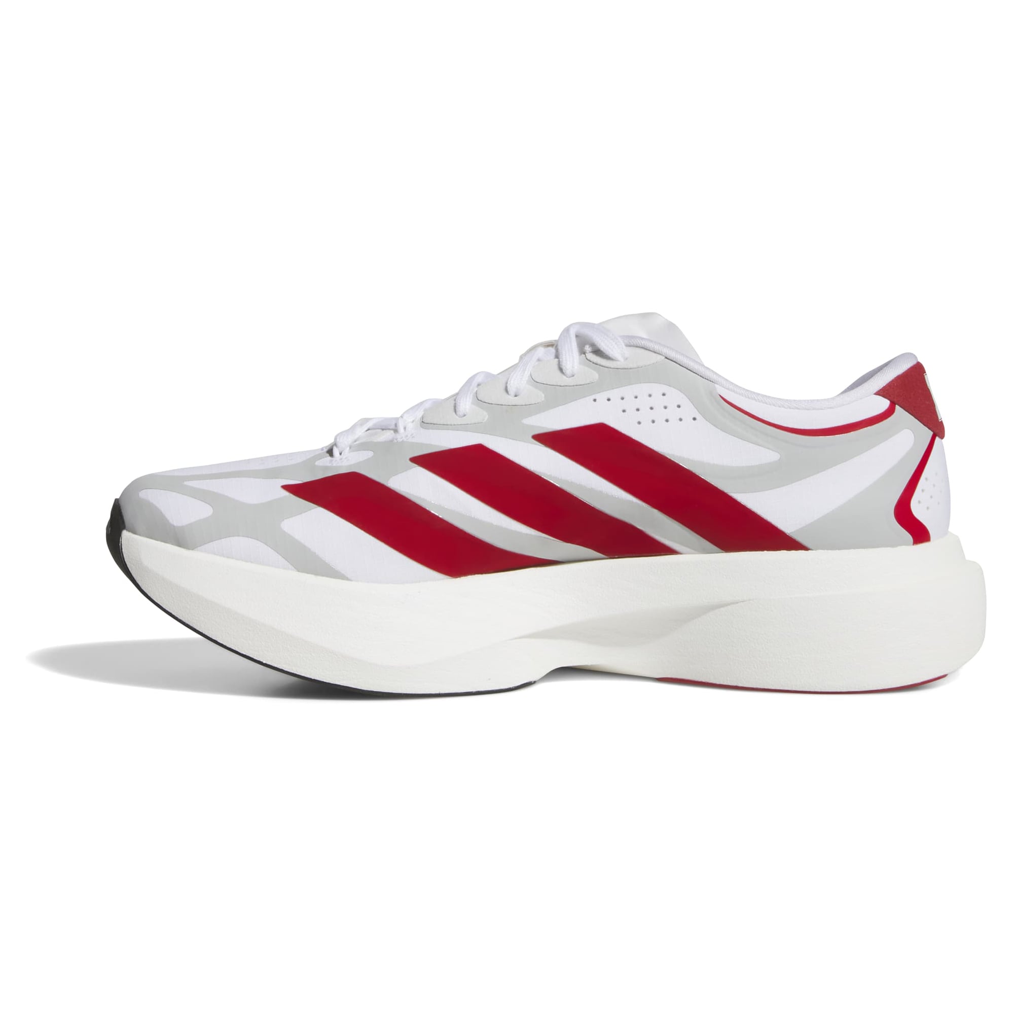 Unisex adidas White Nebraska Huskers Adizero EVO SL EXO Sneakers