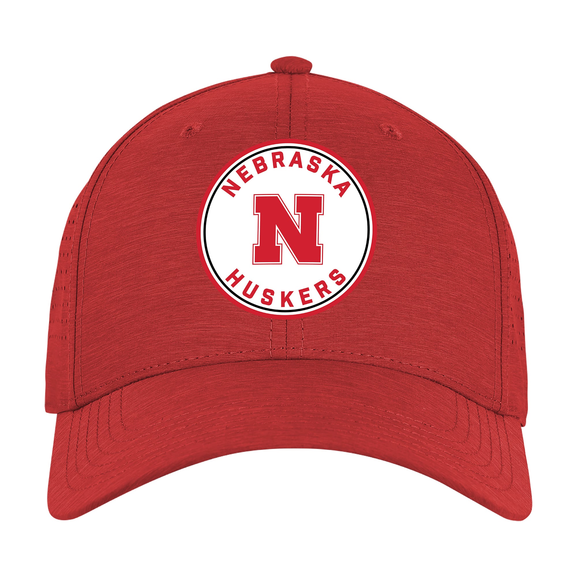 Casquette unisexe Ahead Scarlet Nebraska Huskers Brezo ajustable