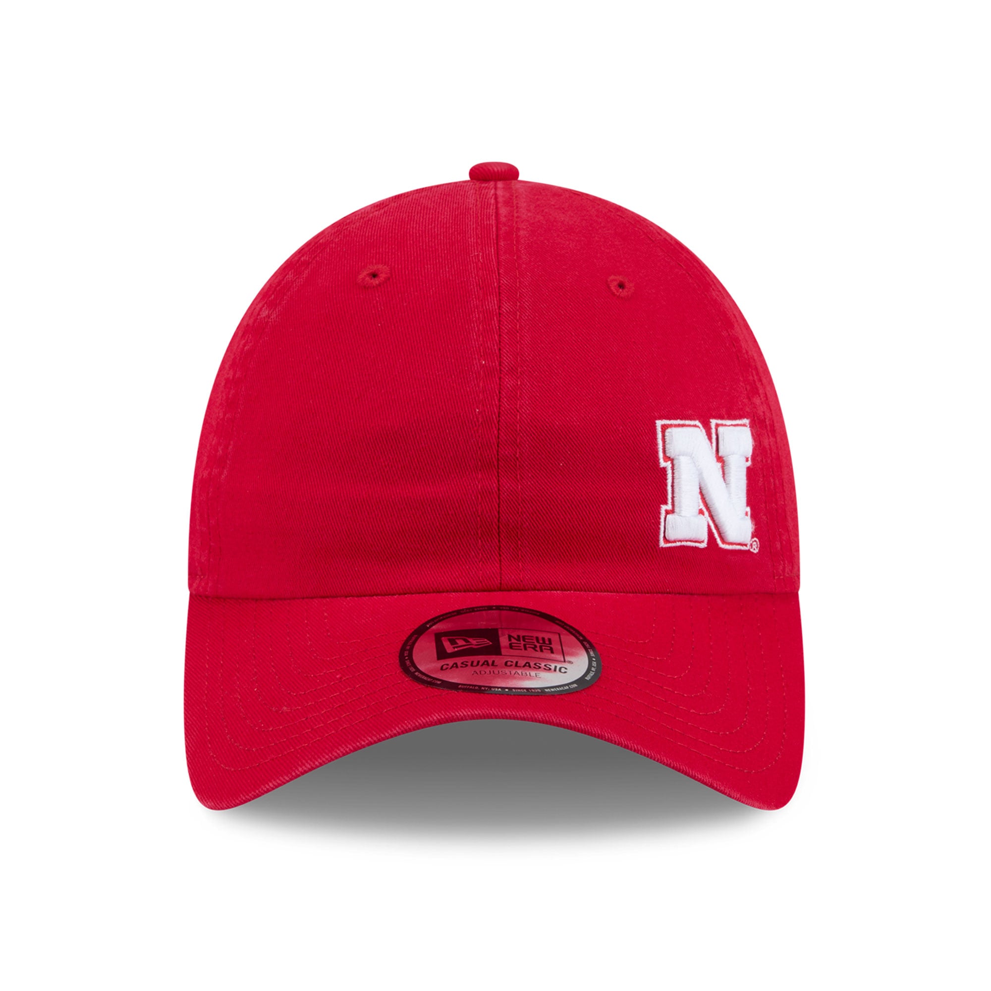 Casquette unisexe New Era Scarlet Nebraska Huskers Offset classique décontractée et ajustable