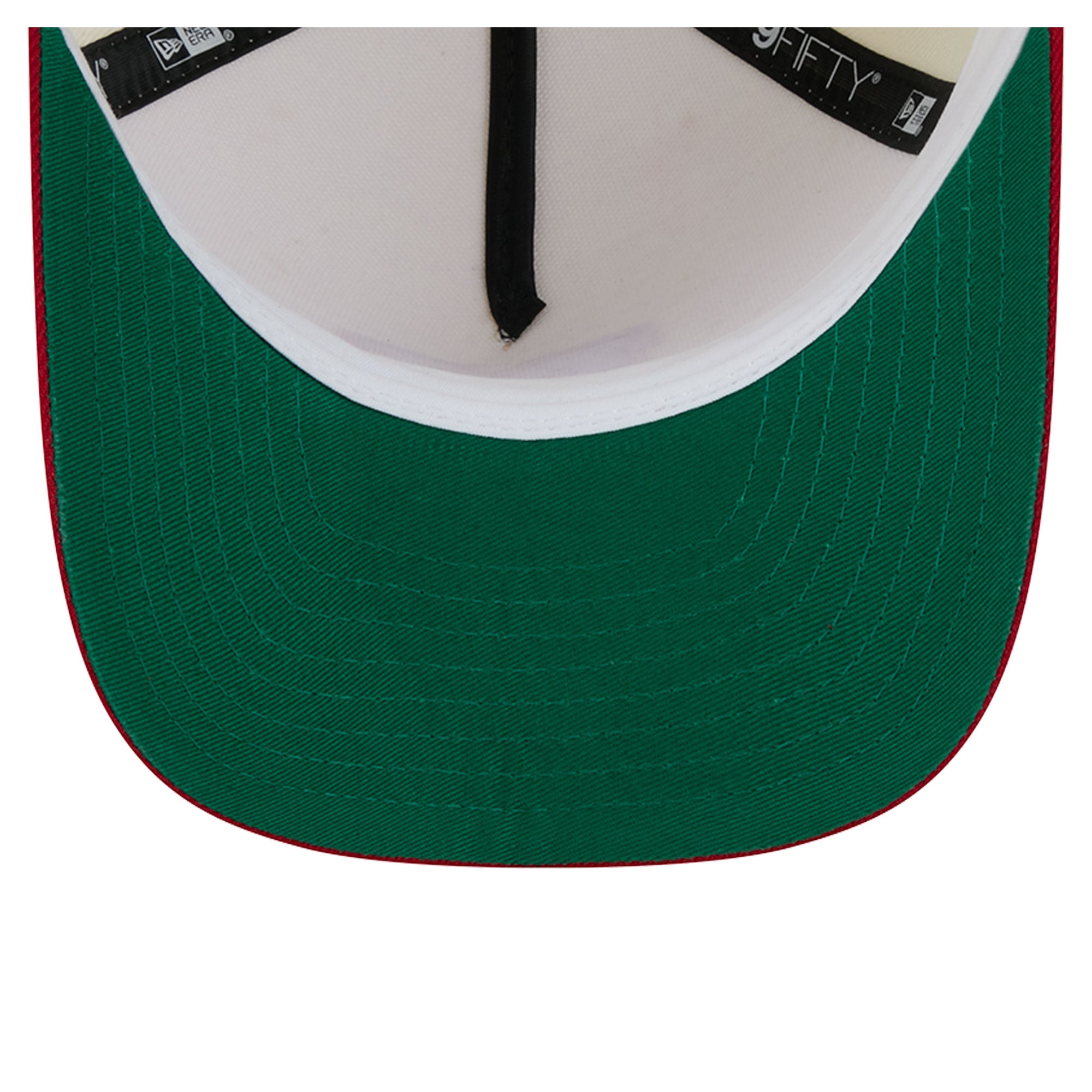 Unisex New Era White/Scarlet Nebraska Huskers A-Frame 9FIFTY Snapback Hat