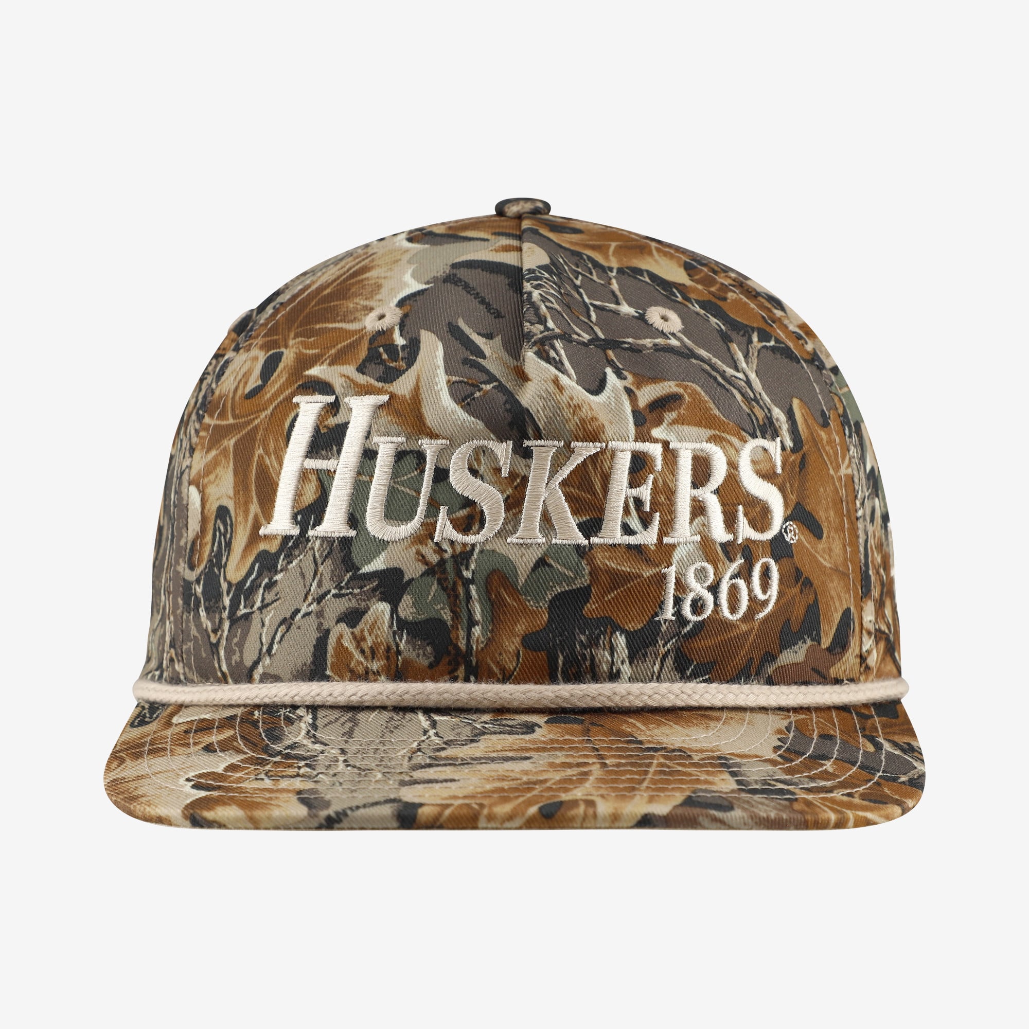 Unisex Uscape Apparel Camo Nebraska Huskers Traditional Trail Golfer Adjustable Hat