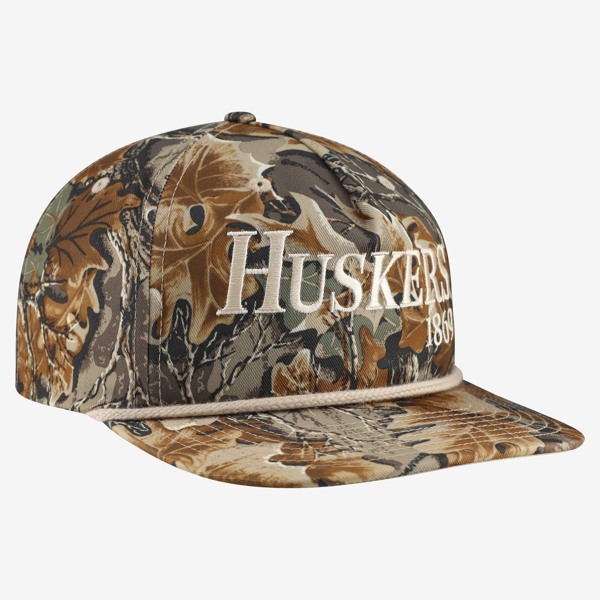 Unisex Uscape Apparel Camo Nebraska Huskers Traditional Trail Golfer Adjustable Hat