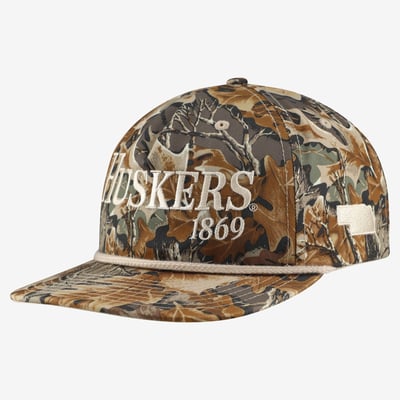 Nebraska Huskers Uscape Apparel Unisex Traditional Trail Golfer Adjustable Hat - Camo

