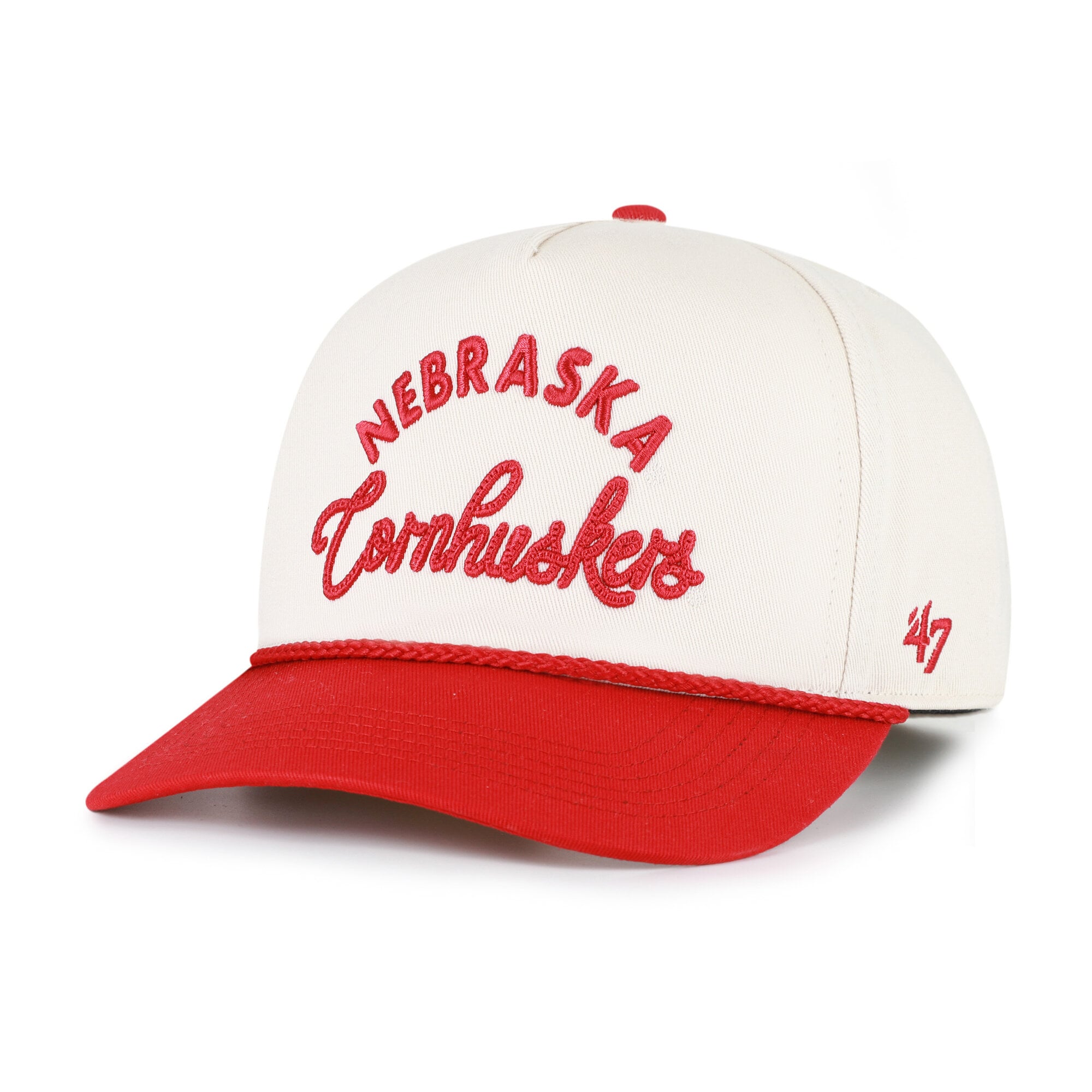 Casquette ajustable Nebraska Huskers '47 crème/écarlate