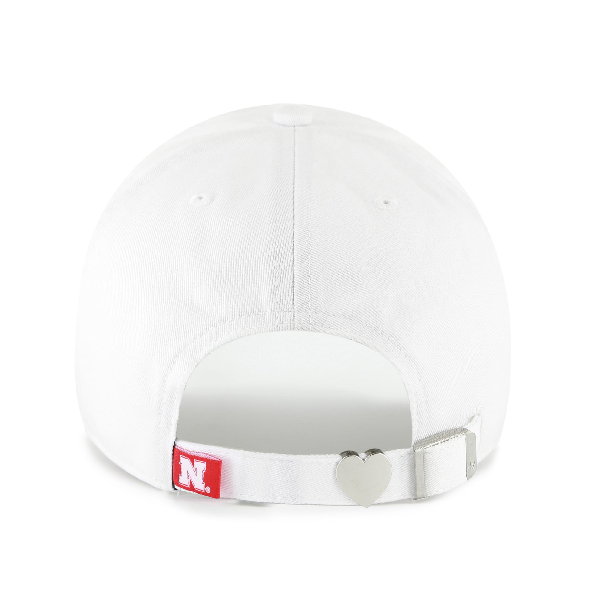 Casquette ajustable Nebraska Huskers blanche '47 pour femme