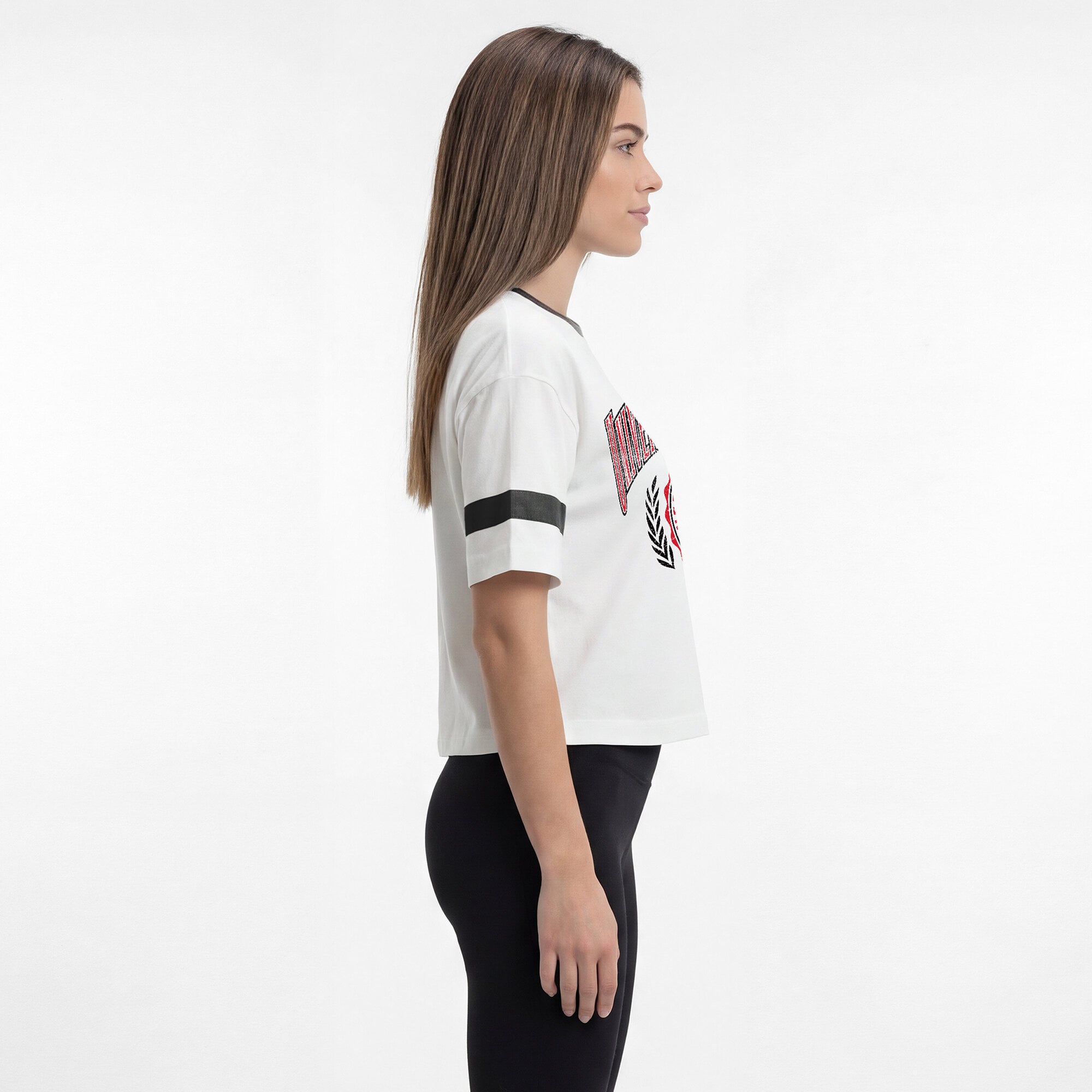 Women's Champion White Nebraska Huskers Retro Oversized T-Shirt