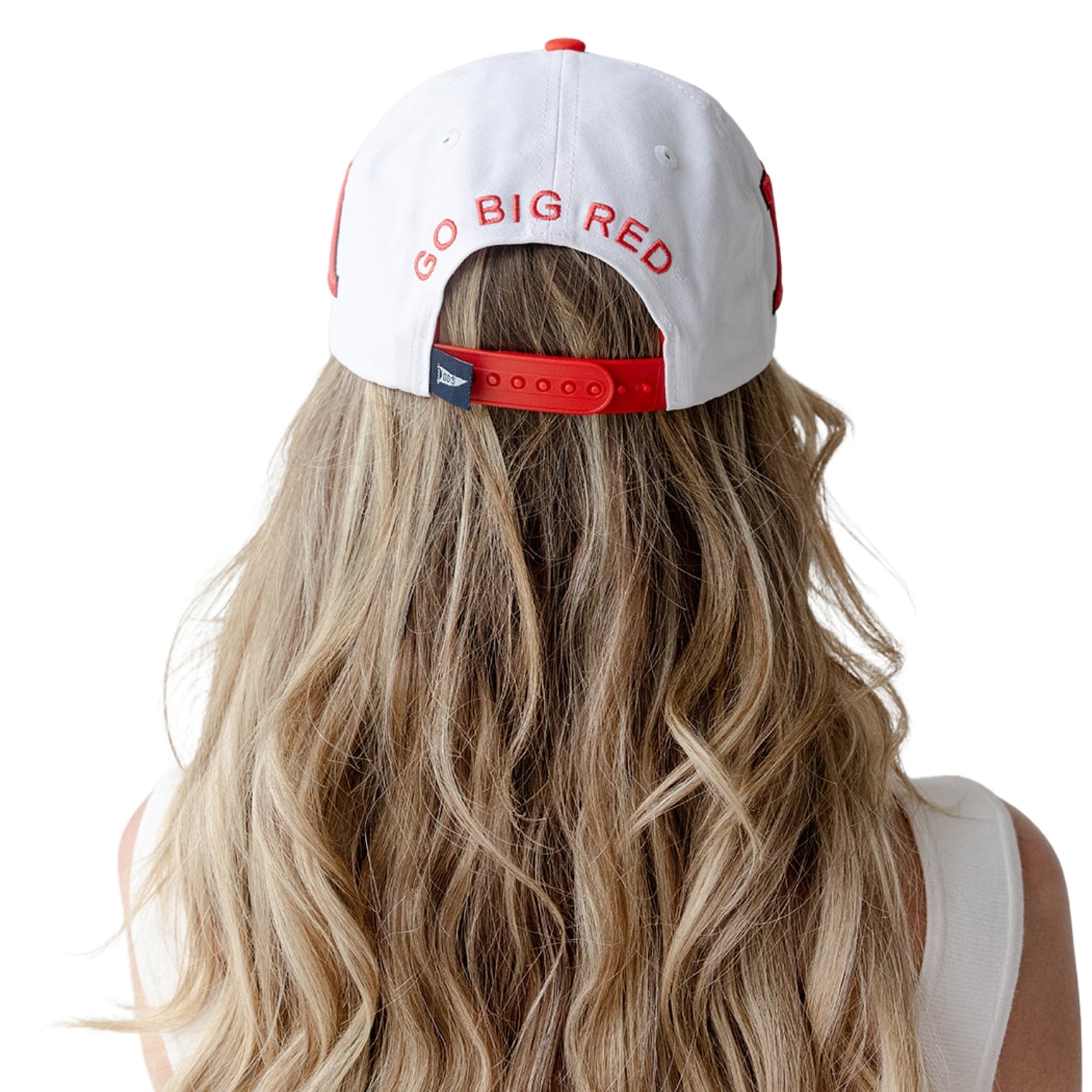 Women's Gameday Social  White/Scarlet Nebraska Huskers Five-Panel Rope Away Adjustable Hat