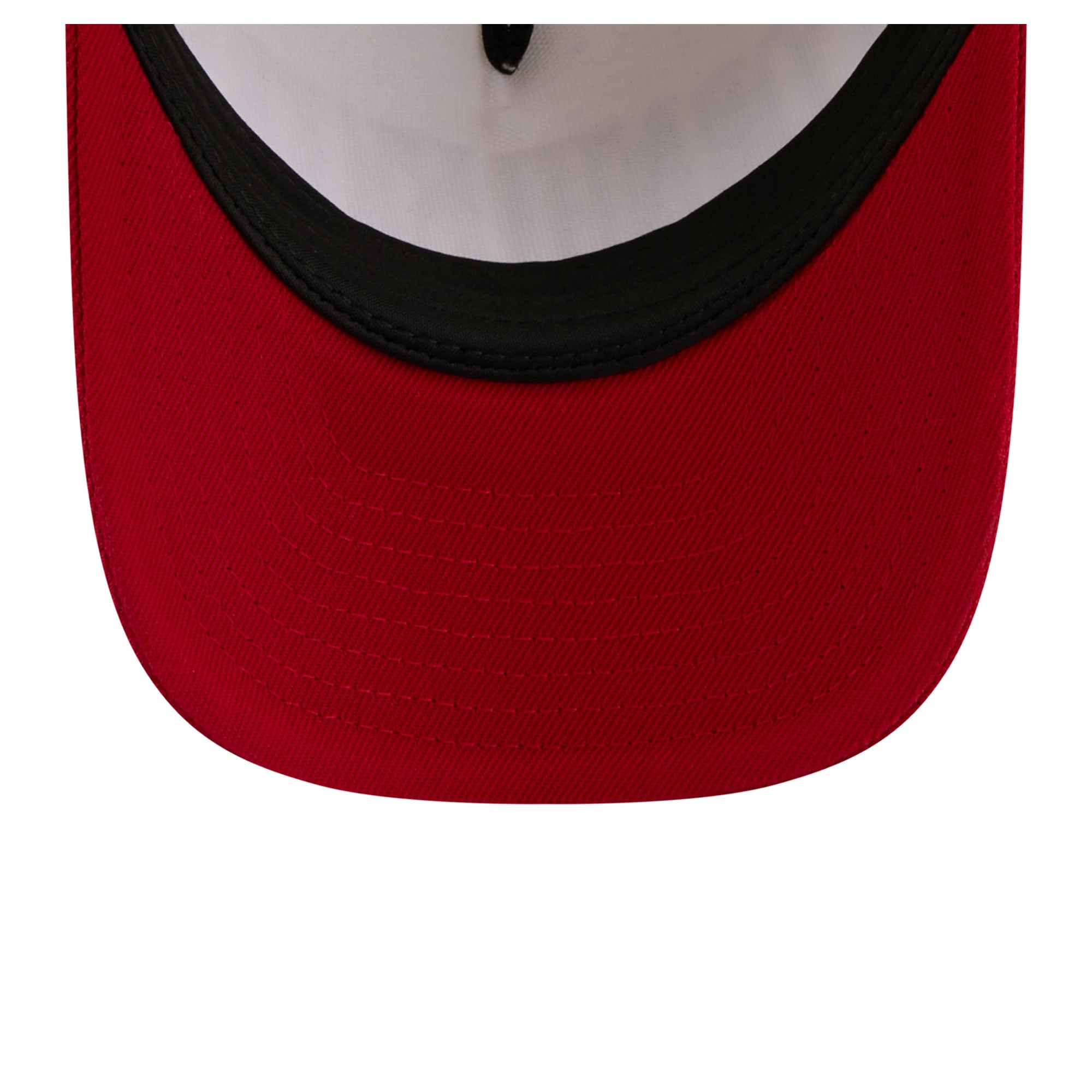 Casquette ajustable New Era 9FORTY A-Frame blanche et écarlate pour femme, Nebraska Huskers.
