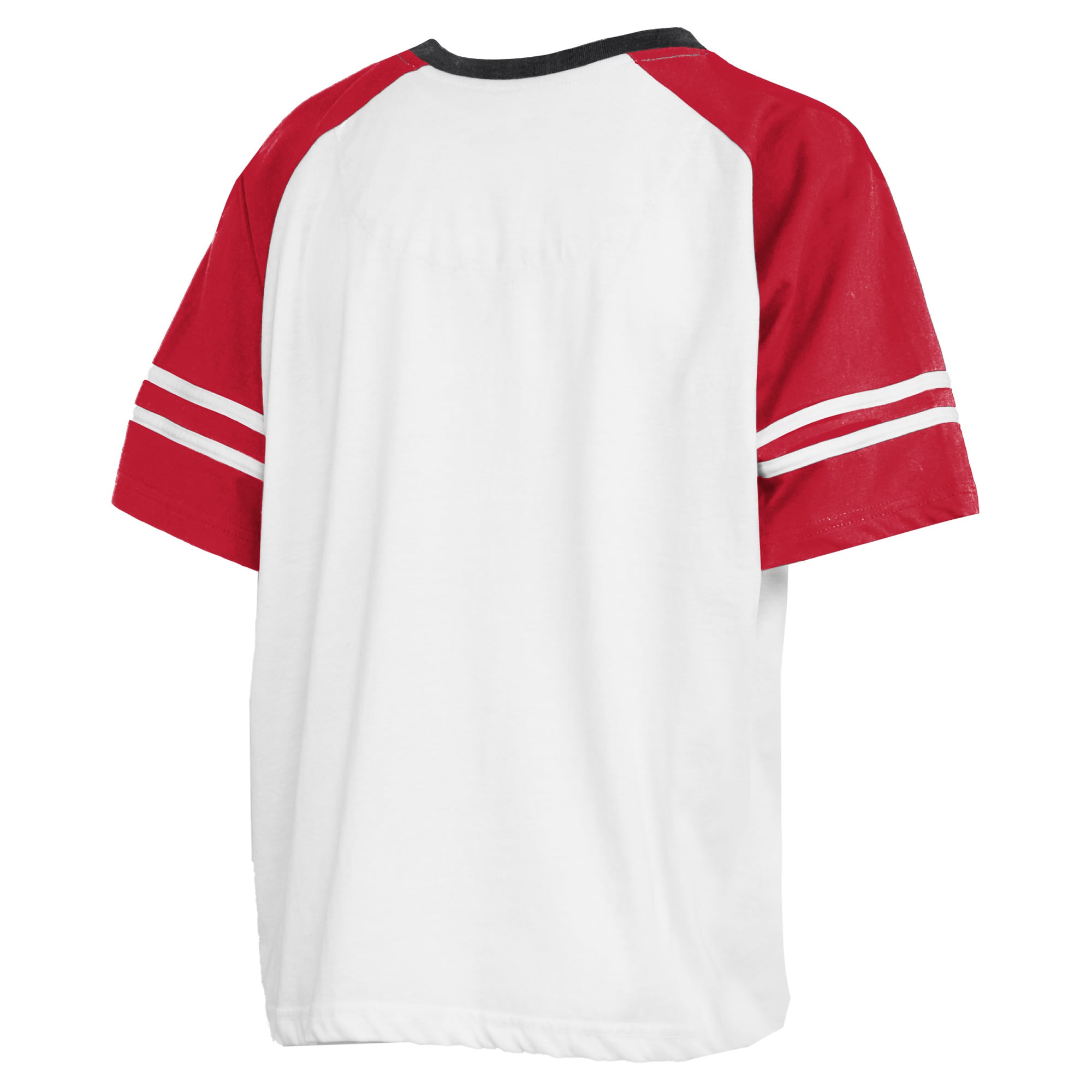 T-shirt Pressbox blanc pour femmes Nebraska Huskers Sky Colorblock