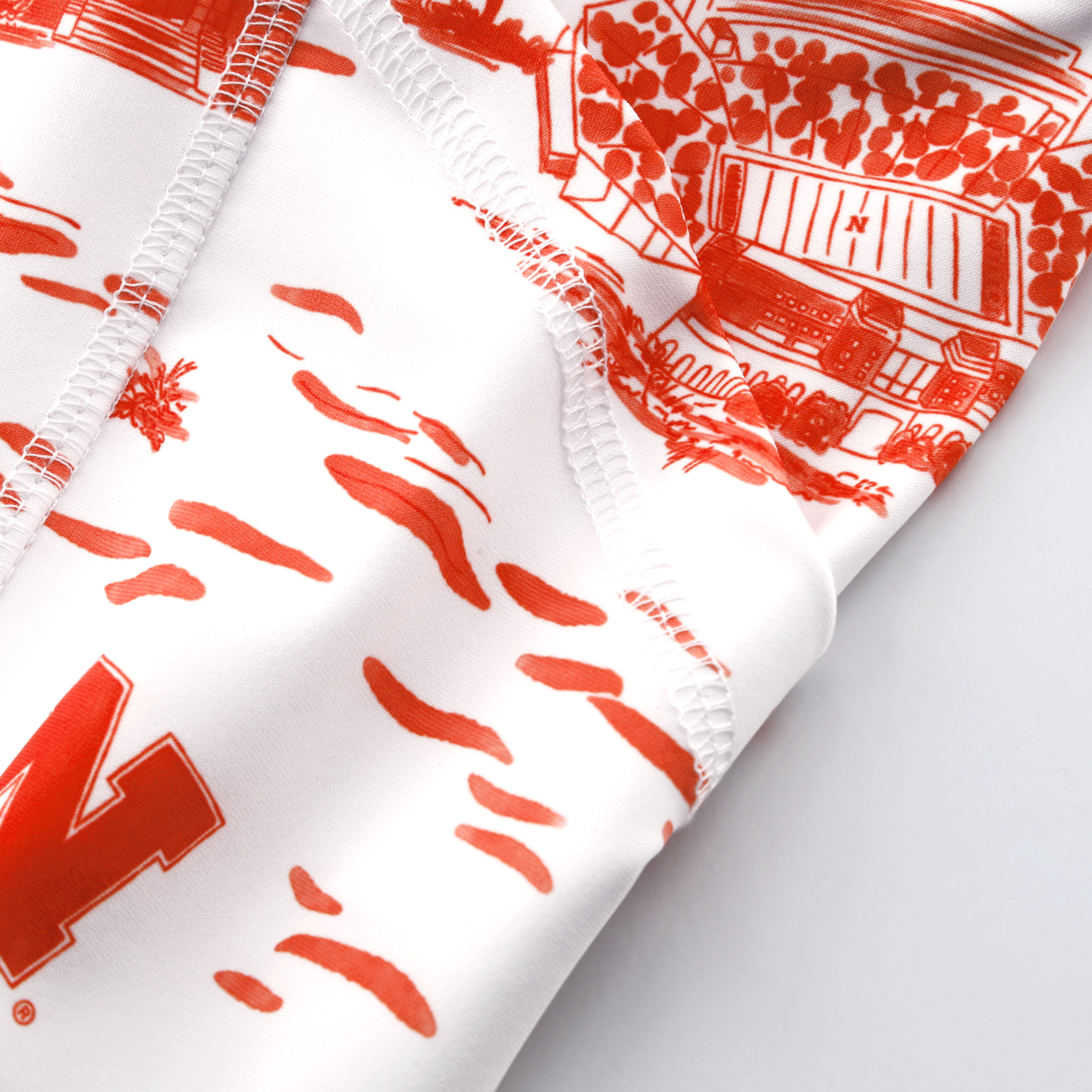 Women's Smith & Quinn White Nebraska Huskers Toile Molly Skort