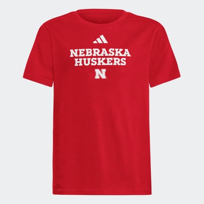  Nebraska Huskers adidas Youth Fresh T-Shirt - Scarlet