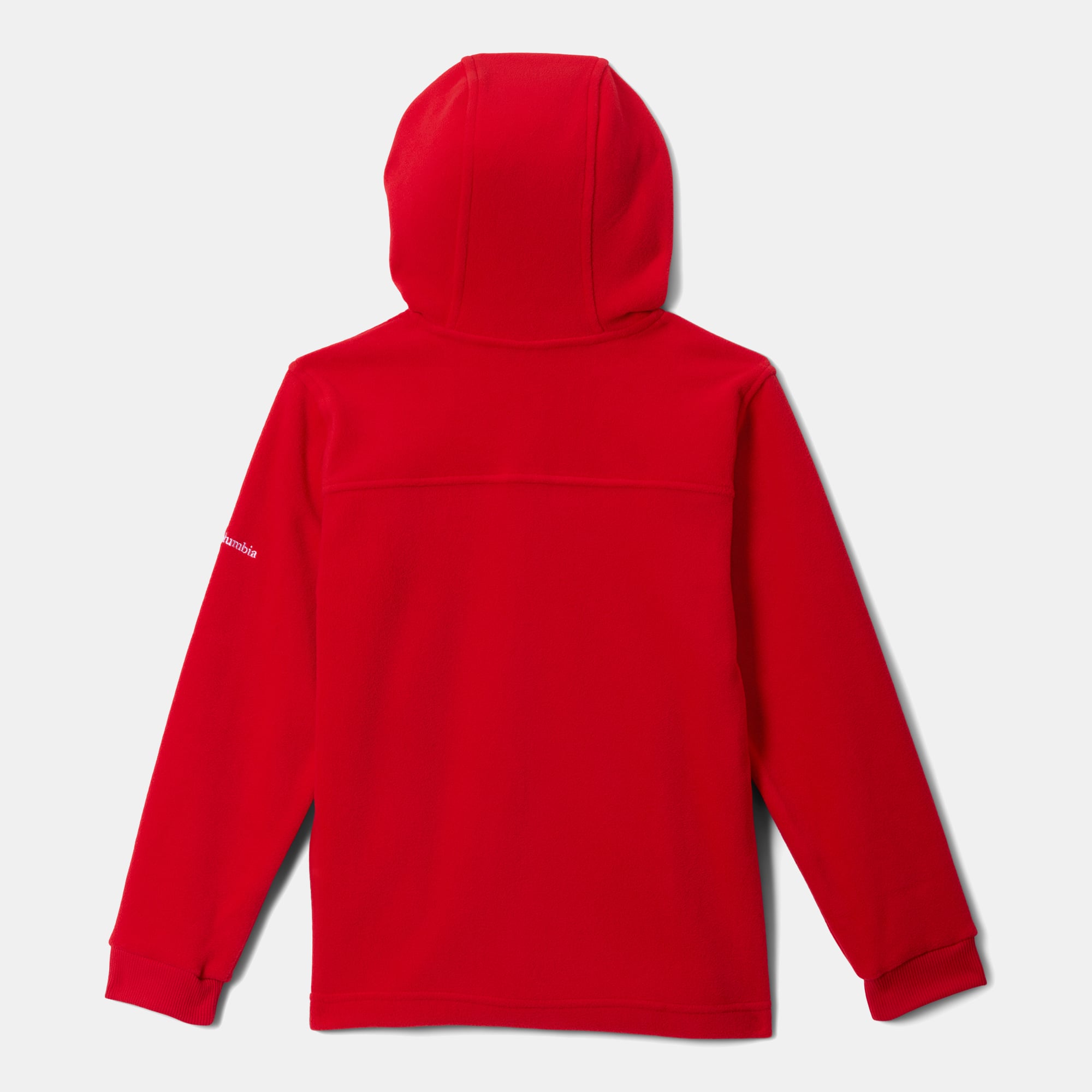 Sweat à capuche zippé en polaire Columbia Scarlet Nebraska Huskers pour jeunes