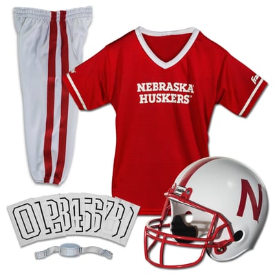 Nebraska Huskers Franklin Sports Youth NCAA Deluxe Uniform Set