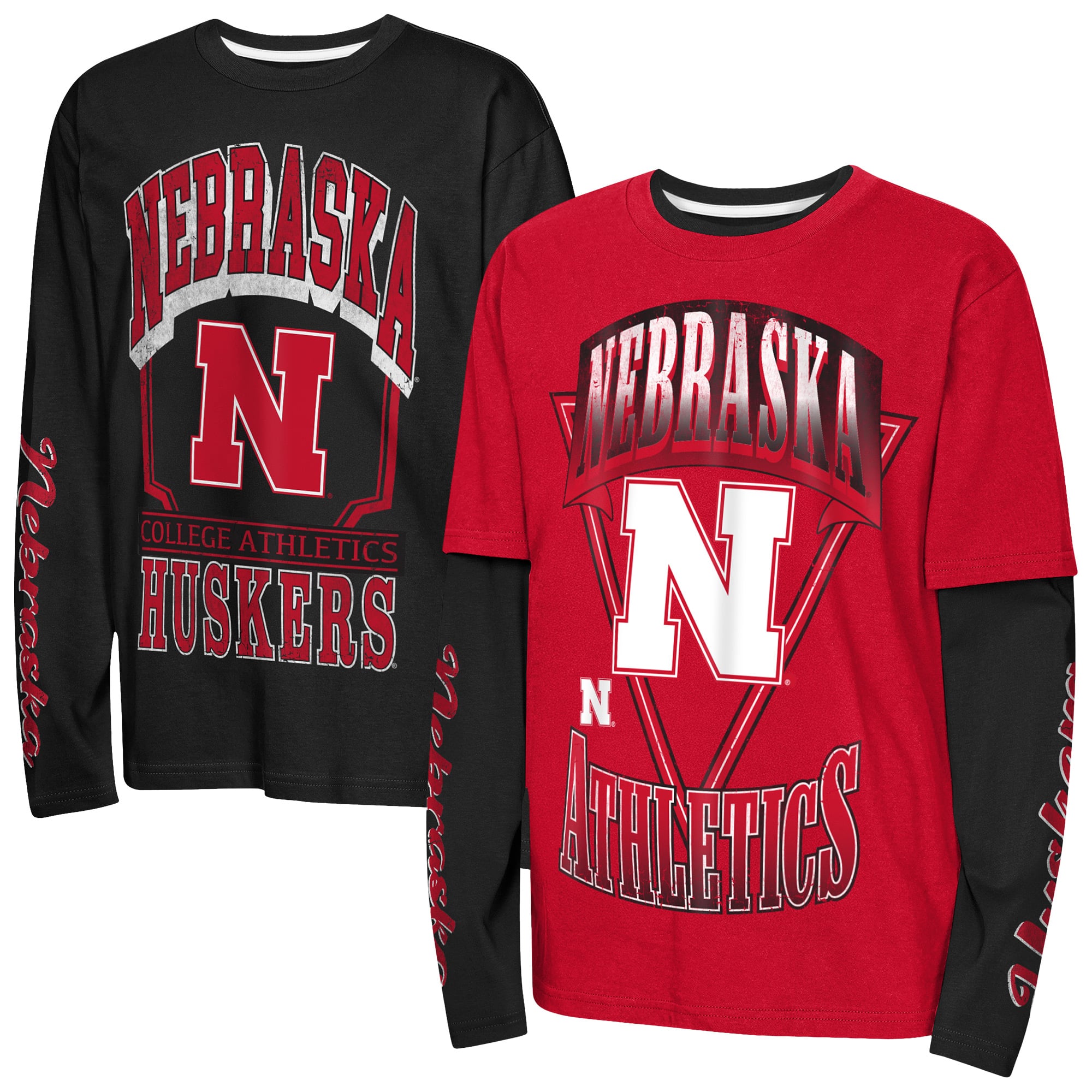 Ensemble de t-shirts Outerstuff Scarlet Nebraska Huskers pour jeunes