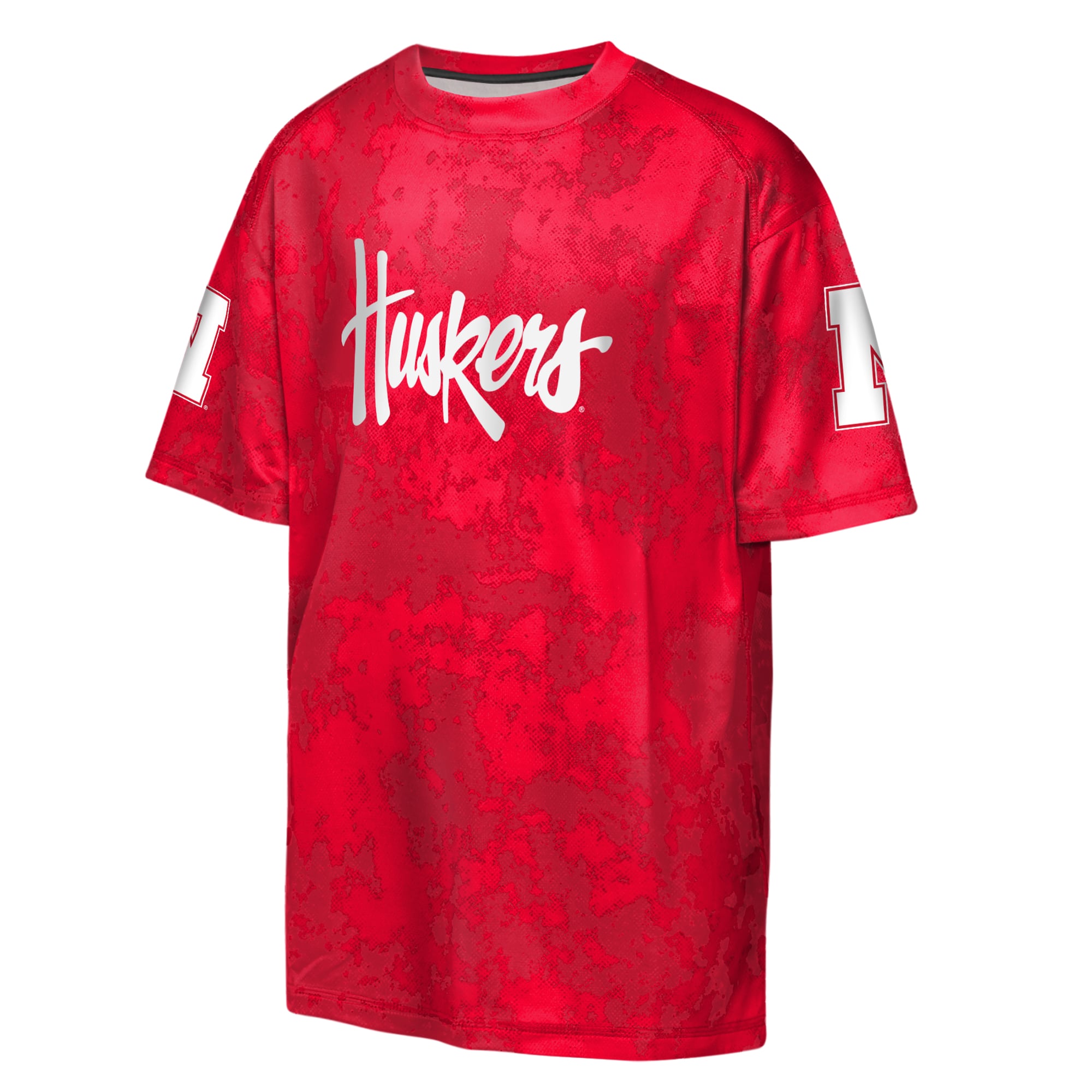 T-shirt sublimé Outerstuff Scarlet Nebraska Huskers pour jeunes