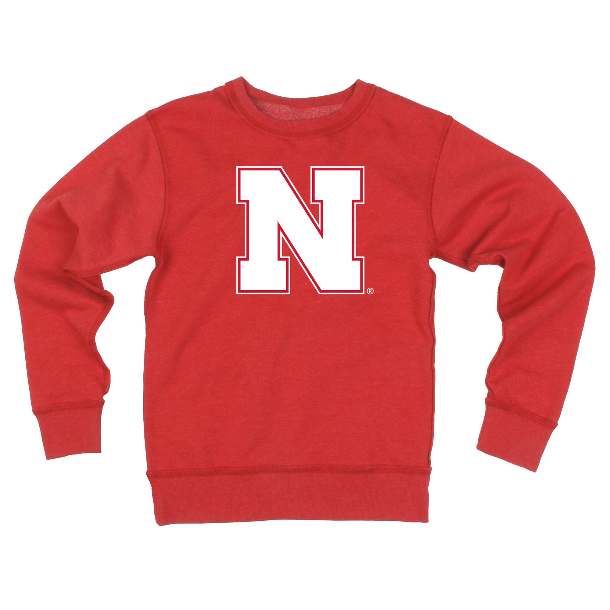 Sweat-shirt réversible Wes & Willy Scarlet Nebraska Huskers pour jeunes