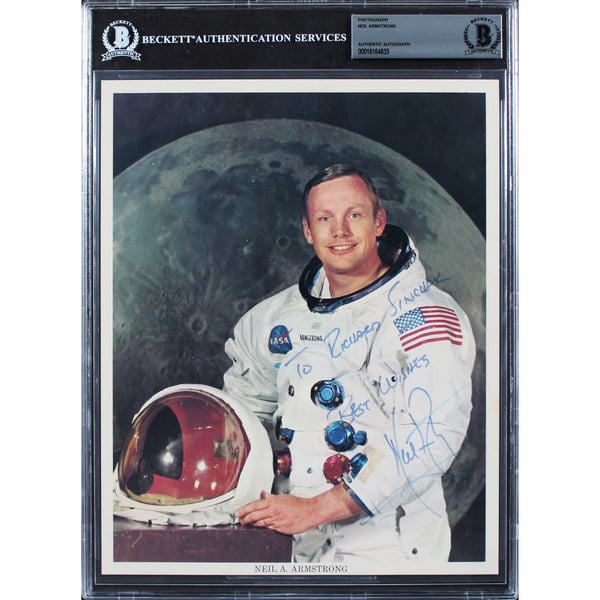 Neil Armstrong Autograph Jsa Certified