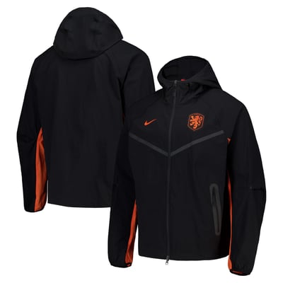 Netherlands Nike Tech Woven Jacket - Black