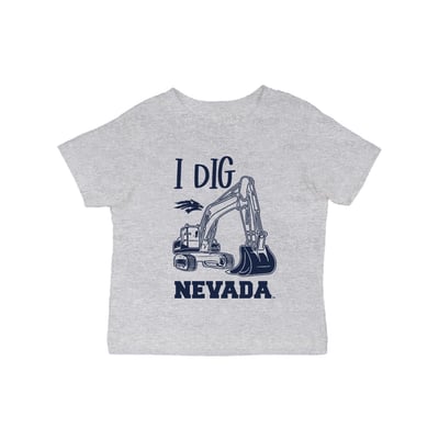 Nevada Wolf Pack Vive La Fete Infant Excavator T-Shirt - Gray