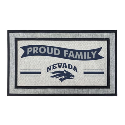 Nevada Wolf Pack Jardine 18" x 30" Proud Family Doormat