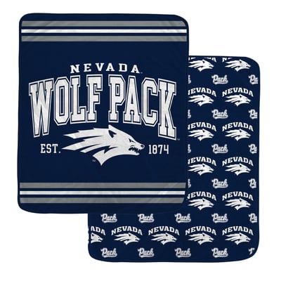 Nevada Wolf Pack Pegasus Legacy Arch Double-Sided 60" x 70" Blanket