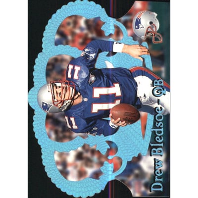 1995 Crown Royale Blue Holofoil #40 Drew Bledsoe