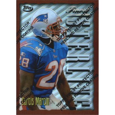 1996 Finest Refractors #95 Curtis Martin B