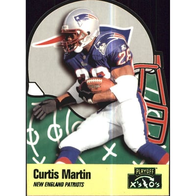 1996 Playoff Prime X's and O's #130 Curtis Martin