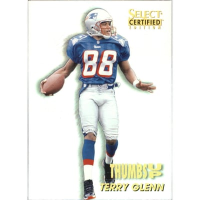 1996 Select Certified Thumbs Up #20 Terry Glenn