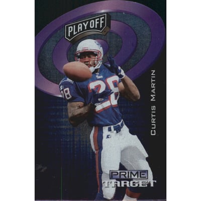 1997 Playoff Zone Prime Target Purple #5 Curtis Martin