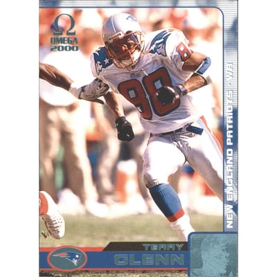 2000 Pacific Omega Platinum Blue #84 Terry Glenn