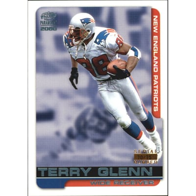 2000 Paramount Platinum Blue #141 Terry Glenn