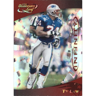 2000 Quantum Leaf Infinity Red #171 Ty Law