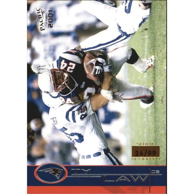 2001 Pacific Hobby LTD #255 Ty Law