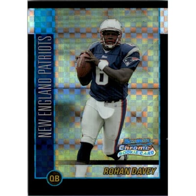 2002 Bowman Chrome Xfractors #139 Rohan Davey