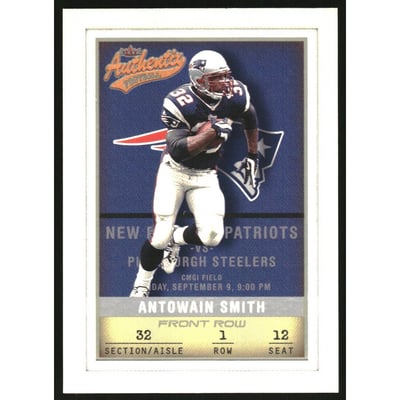 2002 Fleer Authentix Front Row #51 Antowain Smith