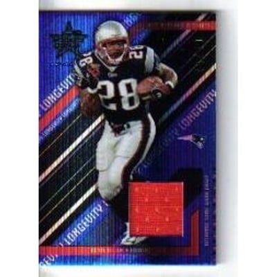 2004 Leaf Rookies and Stars Longevity Materials Sapphire #54 Corey Dillon/99