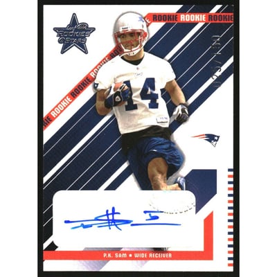 2004 Leaf Rookies and Stars Rookie Autographs #235 P.K. Sam