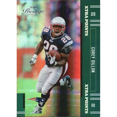 2005 Playoff Prestige Xtra Points Green #78 Corey Dillon