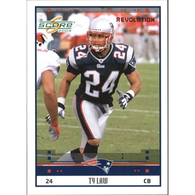 2005 Score Revolution #174 Ty Law