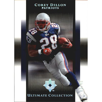 2005 Ultimate Collection Gold Holofoil #56 Corey Dillon
