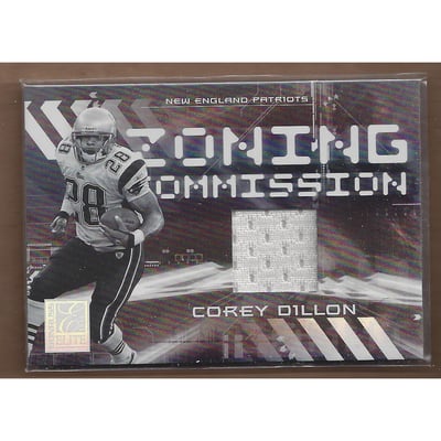 2006 Donruss Elite Zoning Commission Jerseys #ZC37 Corey Dillon