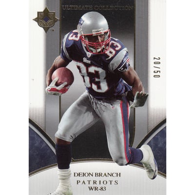 2006 Ultimate Collection Gold #115 Deion Branch